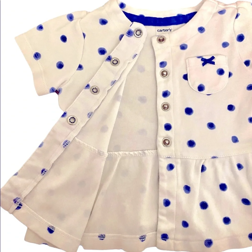 Carter’s 12 Month Button Short Sleeve - Picture 4 of 5